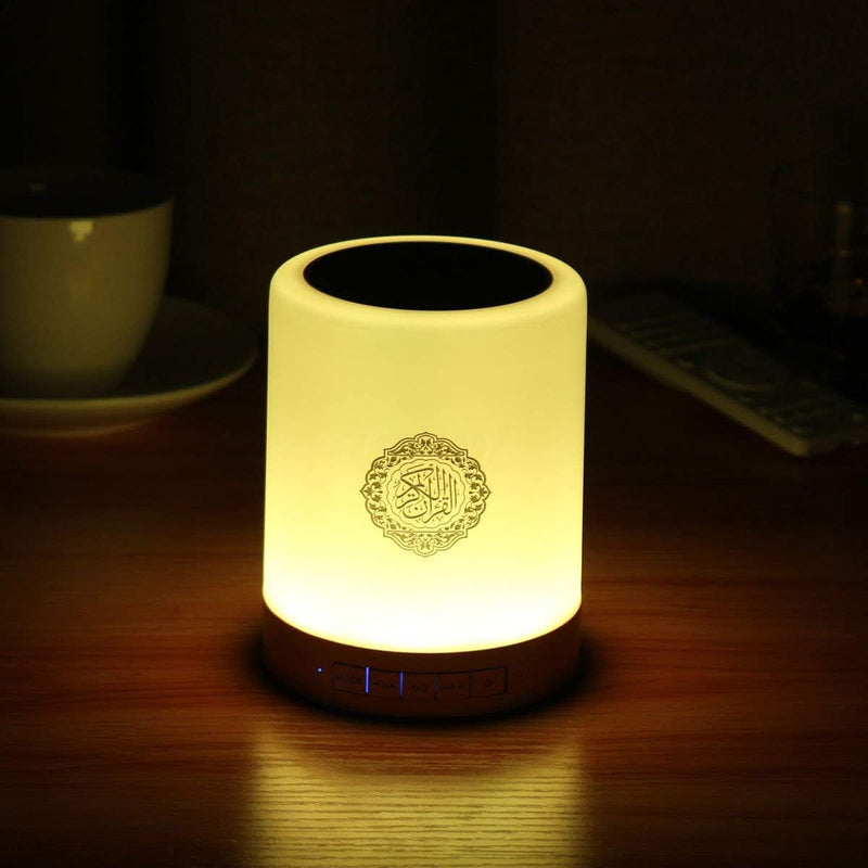 Quran Smart Touch LED Lamp Bluetooth Speaker with Remote Rechargeable