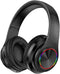 Wireless Bluetooth Headphones with Built-in Mic and Colorful Lights
