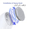 Anzuma Portable Bidet شطاف سفر with 3 Spray Head 400ml Water Bottle- Electric Rechargeable Travel Shattaf for Toilet, Hand Spray , Personal Hygiene Cleaning , Ideal for Campaign, Office and Home