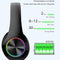 Wireless Bluetooth Headphones with Built-in Mic and Colorful Lights