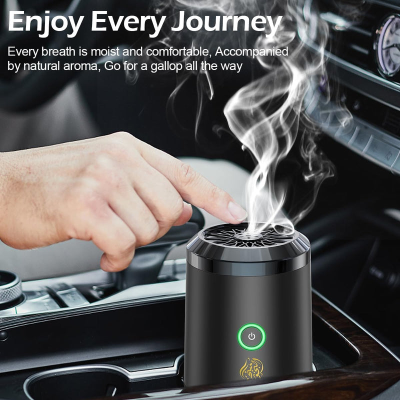 Anzuma موقد بخور كهربائي قابل للشحن Chargeable Electric Bakhoor Burner, Oud Incense Burner, Diffuser Car Bukhoor Burner, Air Freshener Oud, Arab Bakhoor