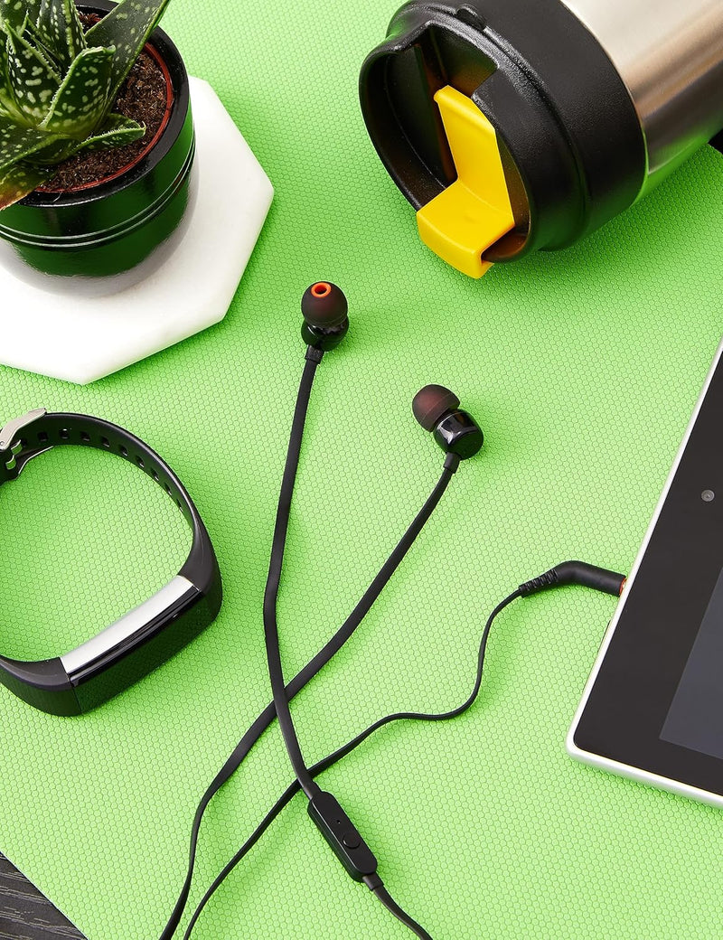 Tune 110 Wired In-Ear Headphones, Deep and Powerful Pure Bass Sound